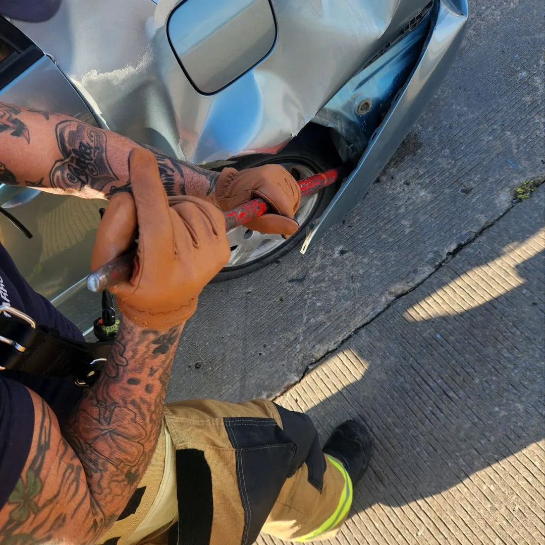 Maroon Bell Water Buffalo Leather Gloves