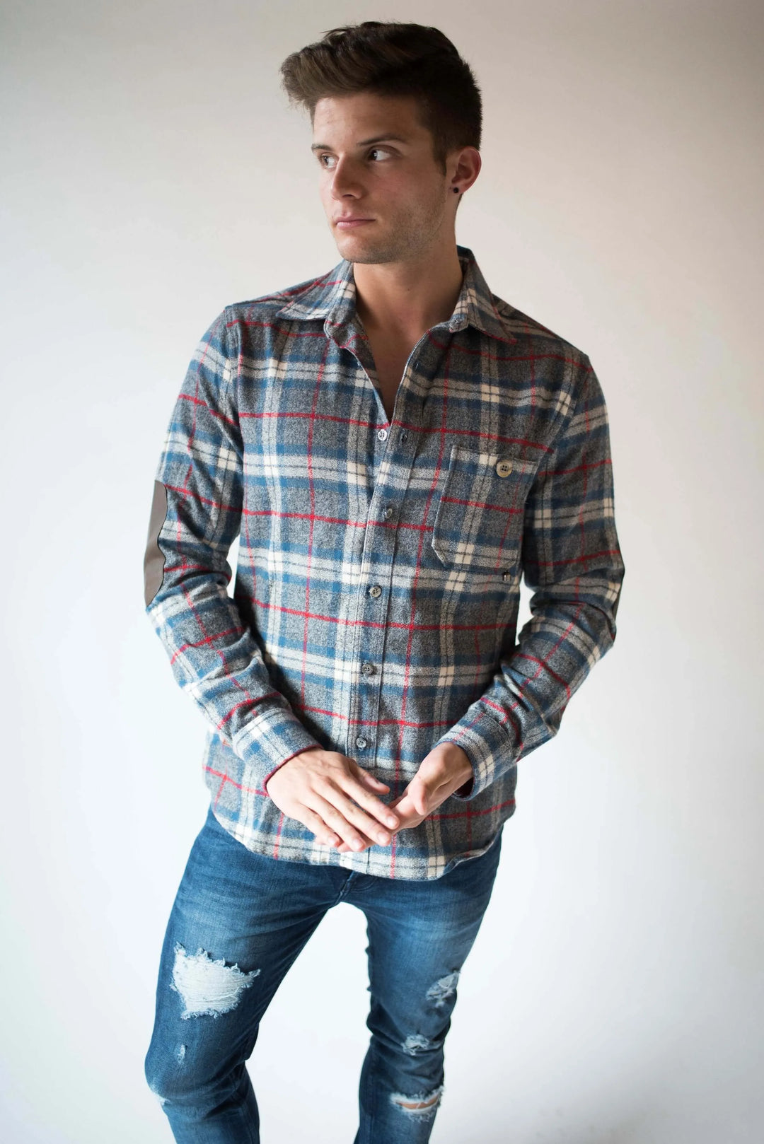 Iconic Flannel Shirt | Twilight Smoke | Maroon Bell Outdoor®
