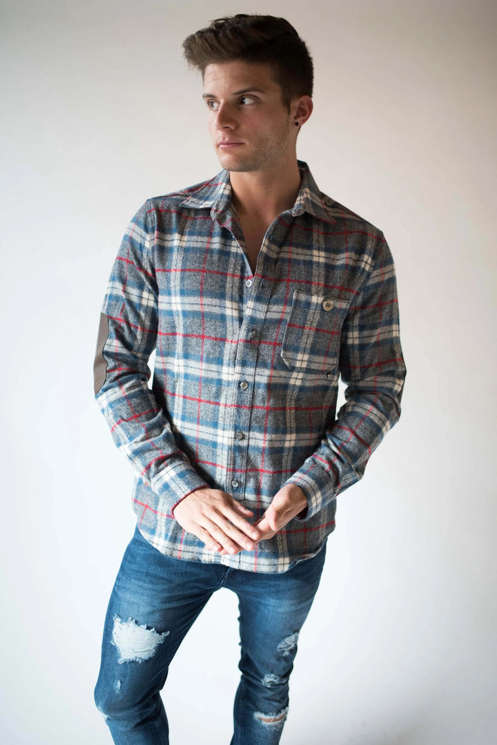 Iconic Flannel Shirt | Twilight Smoke | Maroon Bell Outdoor®