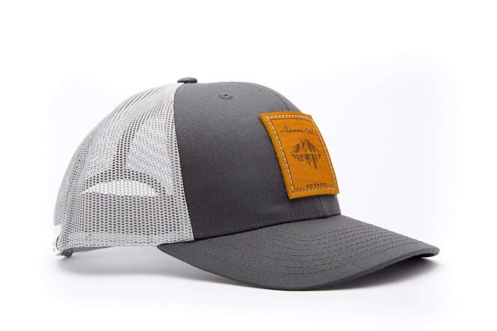 Charcoal Grey Trucker Hat | Maroon Bell Outdoor®