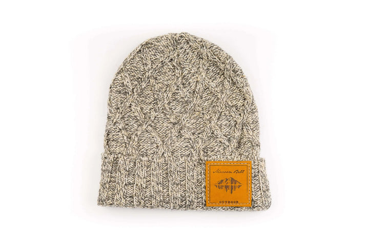 Campfire Beanie | Ribbed Knit Wool | Twilight | Maroon Bell Outdoor®