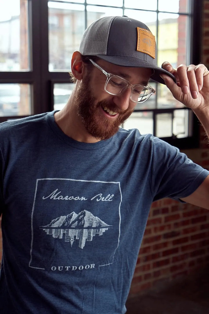 Charcoal Grey Trucker Hat | Maroon Bell Outdoor®