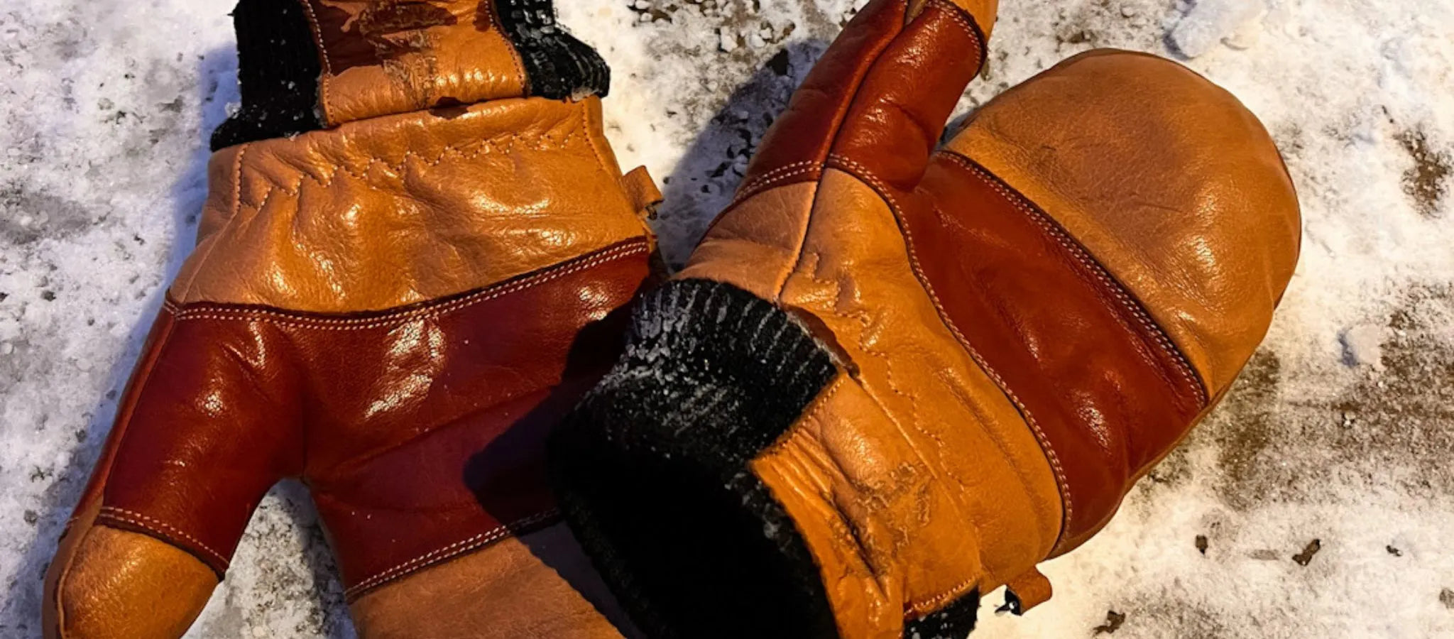 Cold Weather Leather Gloves