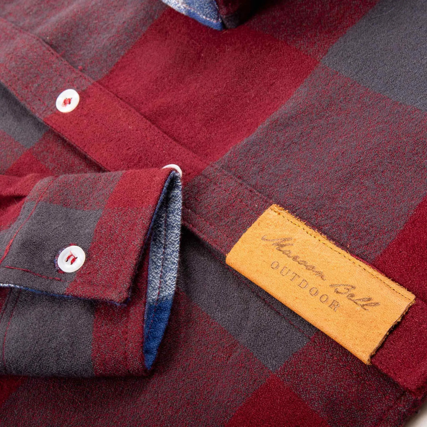 Campfire Flannel Shirt | Burgundy James