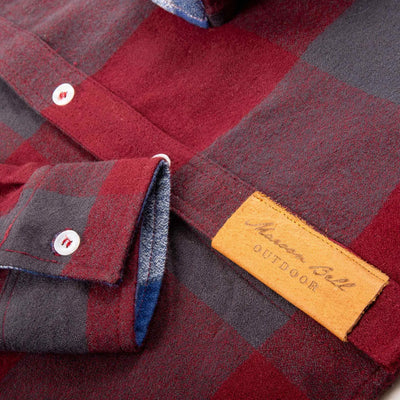 Campfire Flannel Shirt | Burgundy James