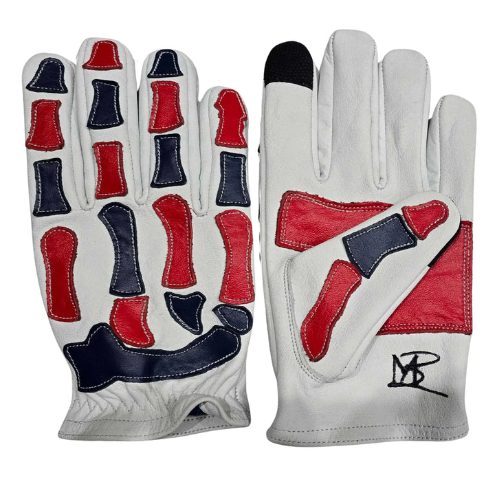 D6USA | Old Glory Leather Glove | Skeleton | Limited Edition