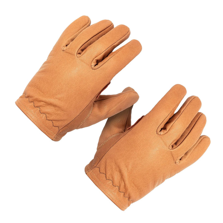 Buffalo Leather Ranching Gloves