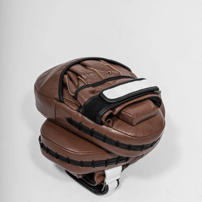 THE BELL BOXING MITT - Leather Brown