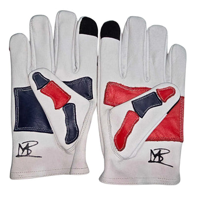 D6USA | Old Glory Leather Glove | Skeleton | Limited Edition, Gloves