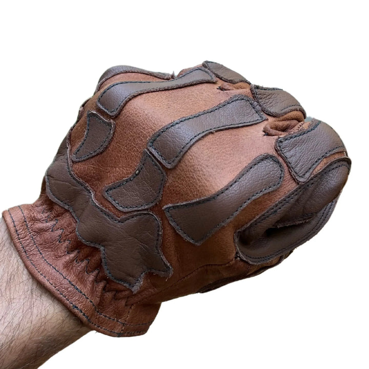 D7 Special - Buffalo Leather Skeleton Glove - Kevlar Threaded