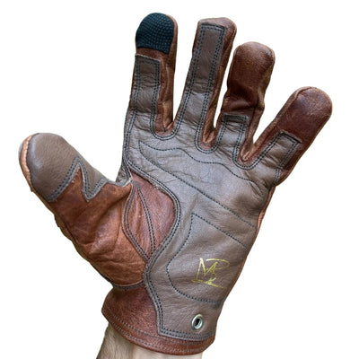 D7 Special - Buffalo Leather Skeleton Glove - Kevlar Threaded