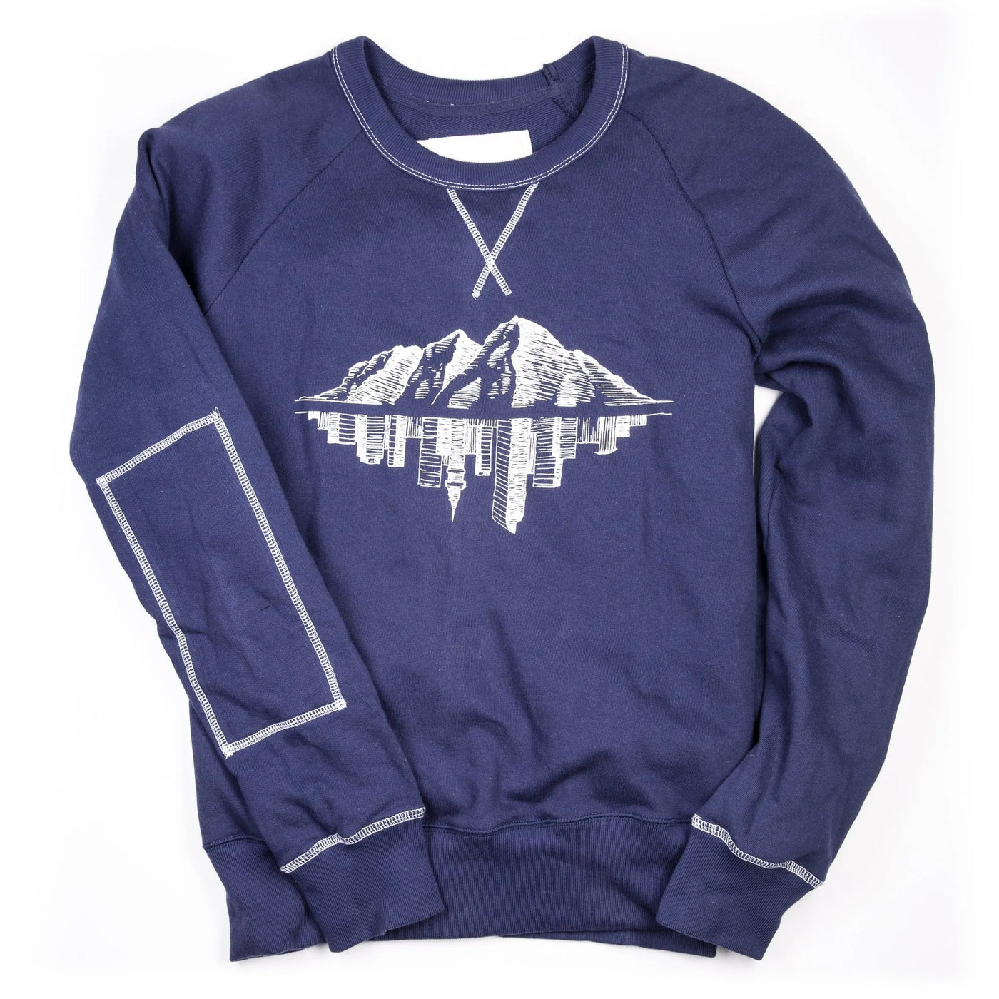 The Doc - Vintage Crew Neck Sweatshirt - Navy Blue