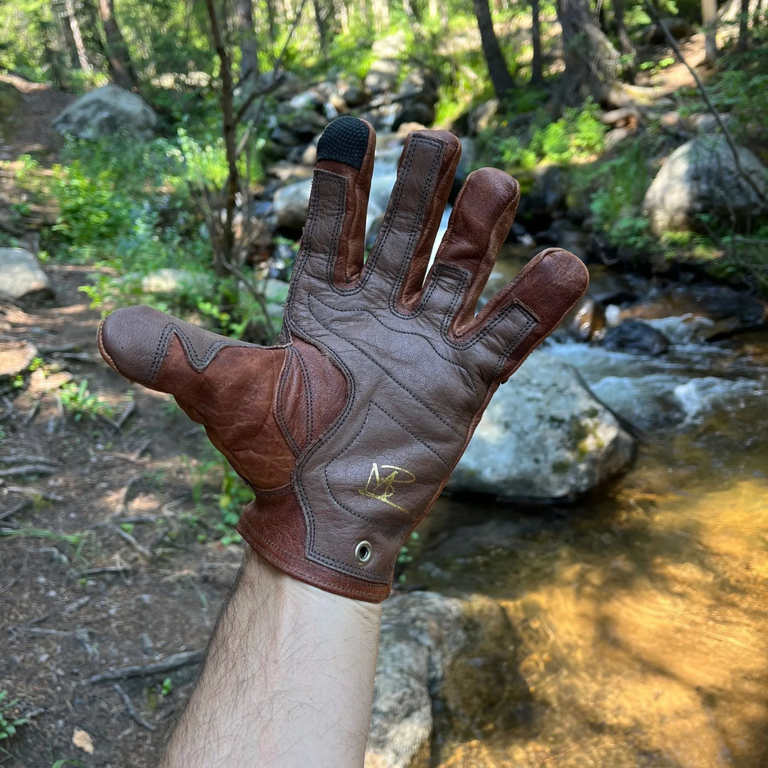 D7 Special - Buffalo Leather Skeleton Glove - Kevlar Threaded