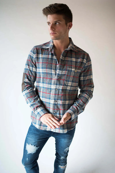 Iconic Flannel Shirt | Twilight Smoke | Maroon Bell Outdoor&reg; 