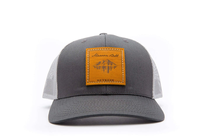 Charcoal Grey Trucker Hat | Maroon Bell Outdoor&reg; 