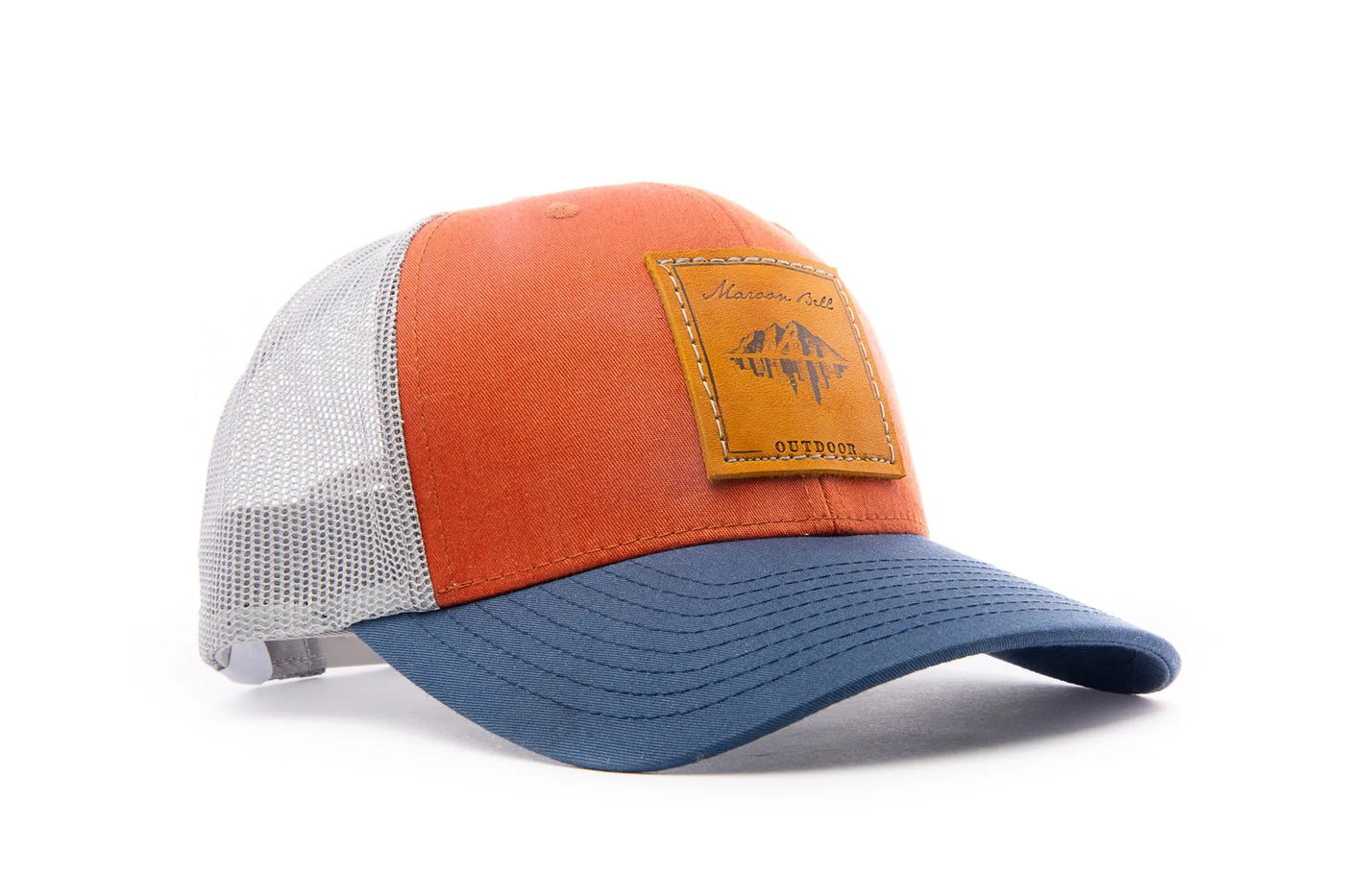 Mile High Trucker Hat with Leather Patch